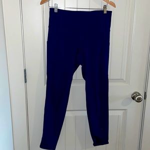 Navy/Dark Pirple leggings with pockets